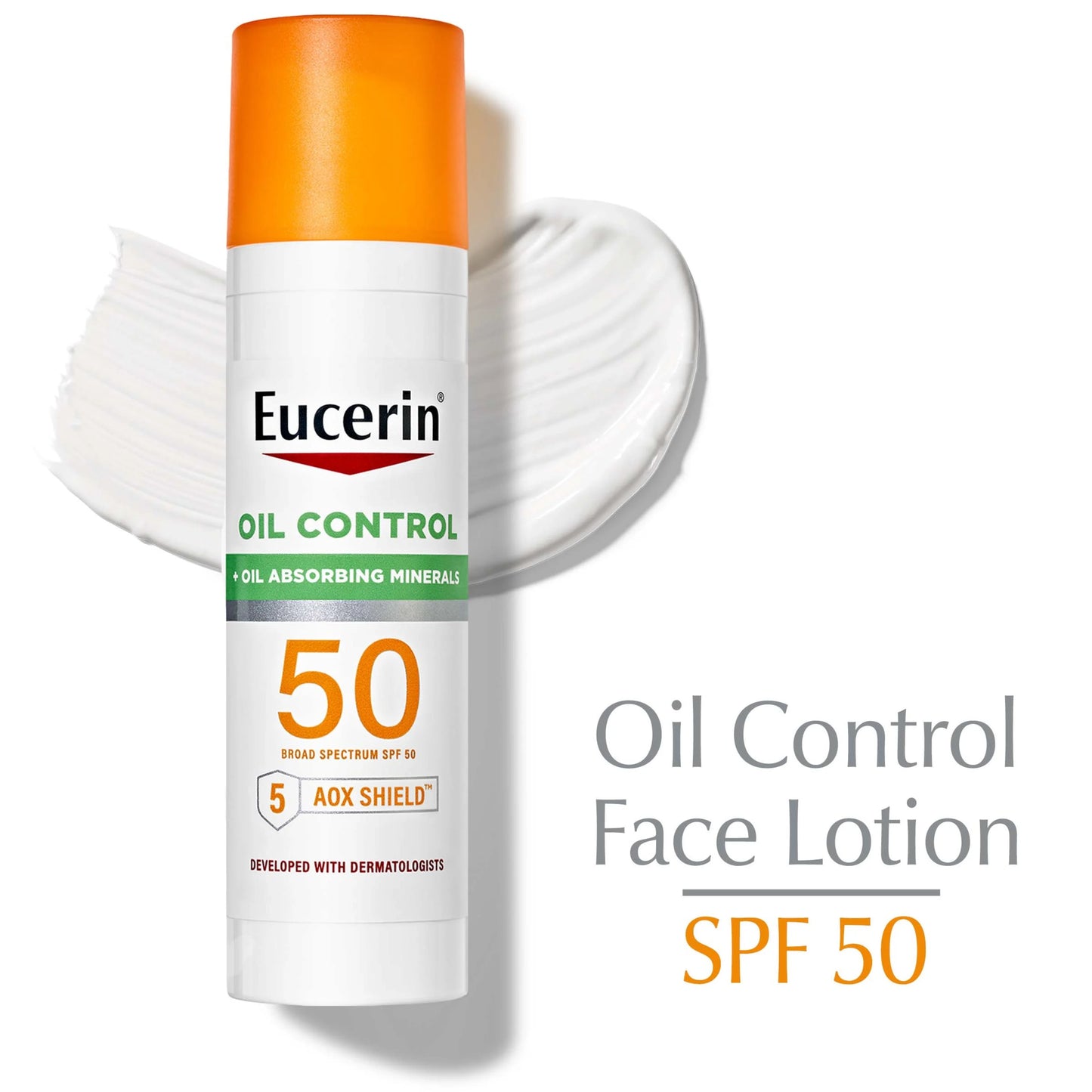 EUCERIN SPF 50 SUN OIL CONTROL FACE SUNSCREEN LOTION OIL ABSORBING