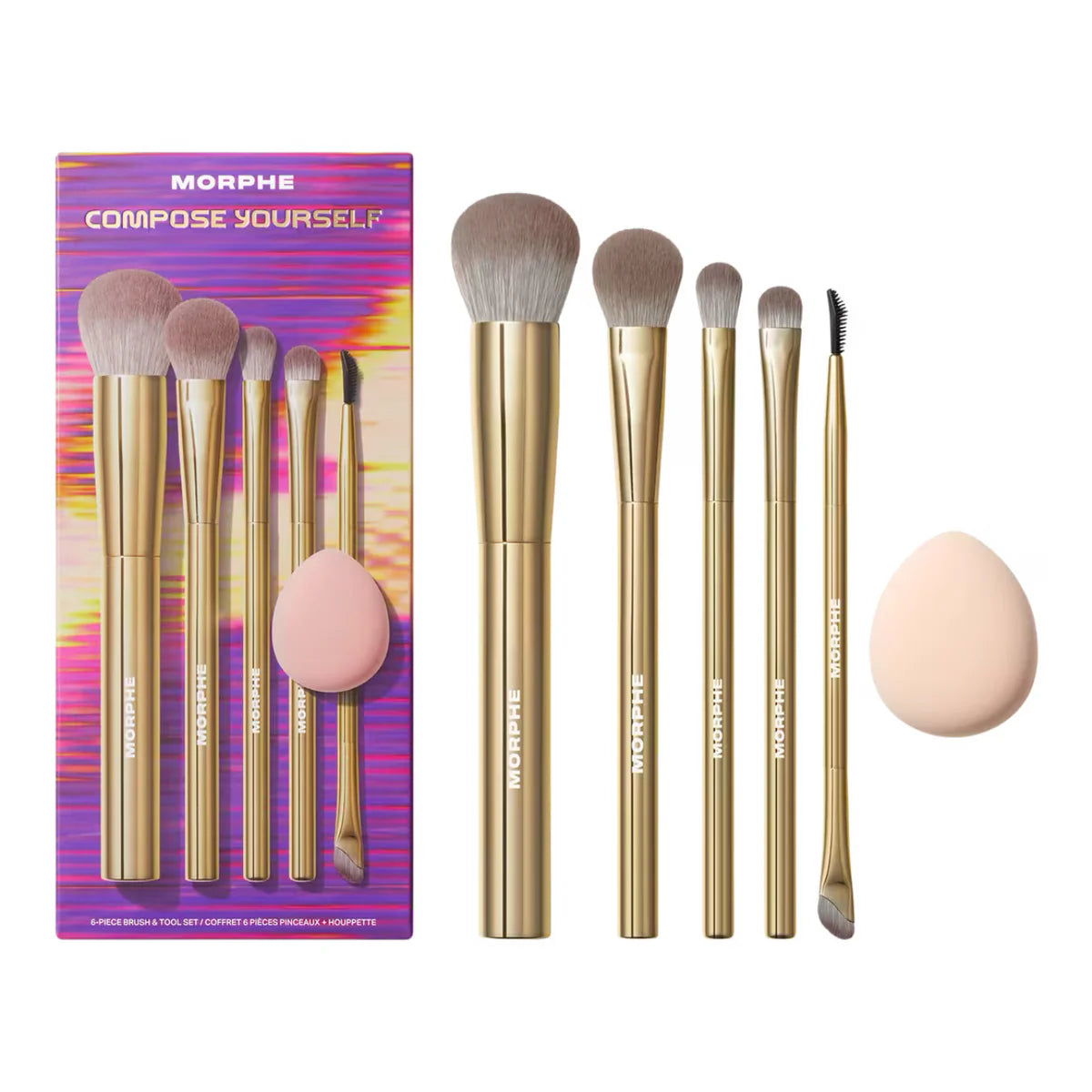 Morphe Compose Yourself 6-Piece Brush & Tool Set